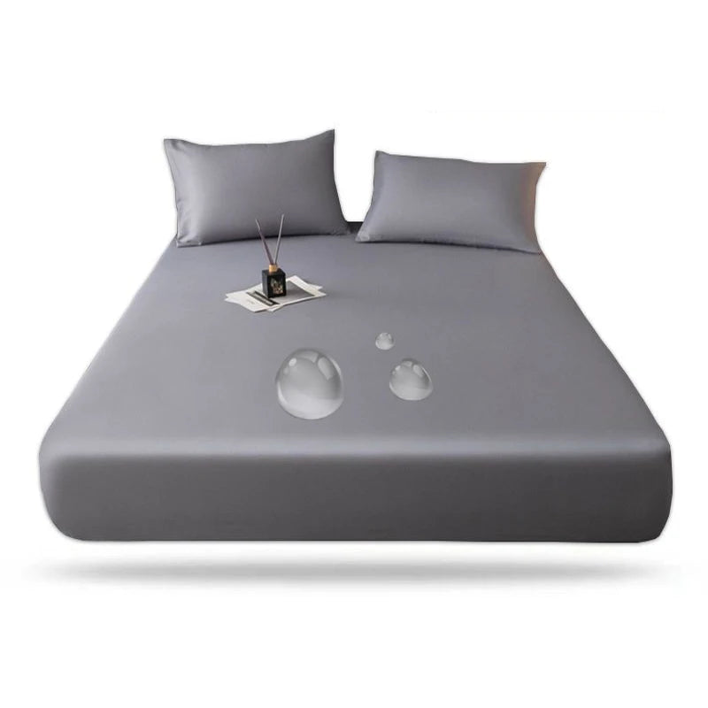 WOSTAR Waterproof mattress protector cover 150x190 single double queen king size elastic fitted sheet style bed protection pad