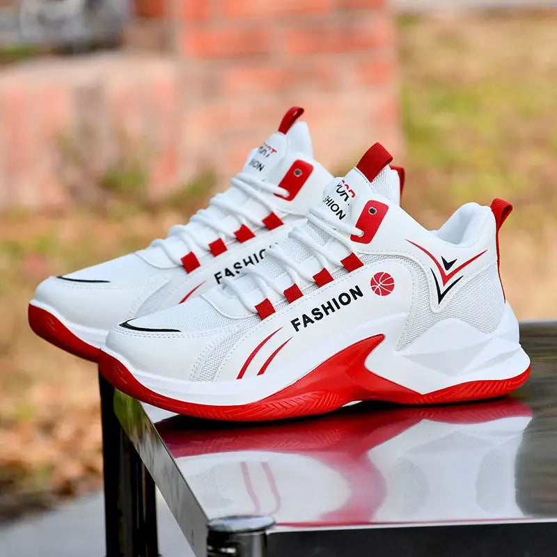 2025 Men Resistant Non-slip high-Top Gym Cushioning Shoes Mens Basketball Shoes Sneakers Breathable Sport Shoes Male Zapatillas
