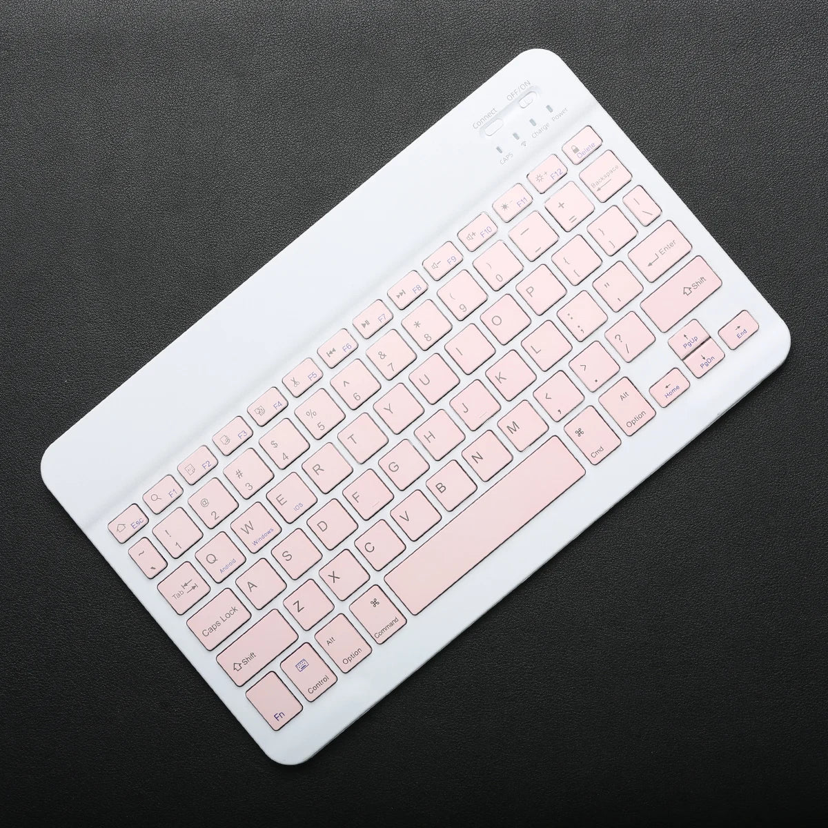 Trådløst tastatur Bluetooth-kompatibelt tastatur for Android IOS Windows Mini 78-tasters spilltastatur for PC iPad nettbretttastatur