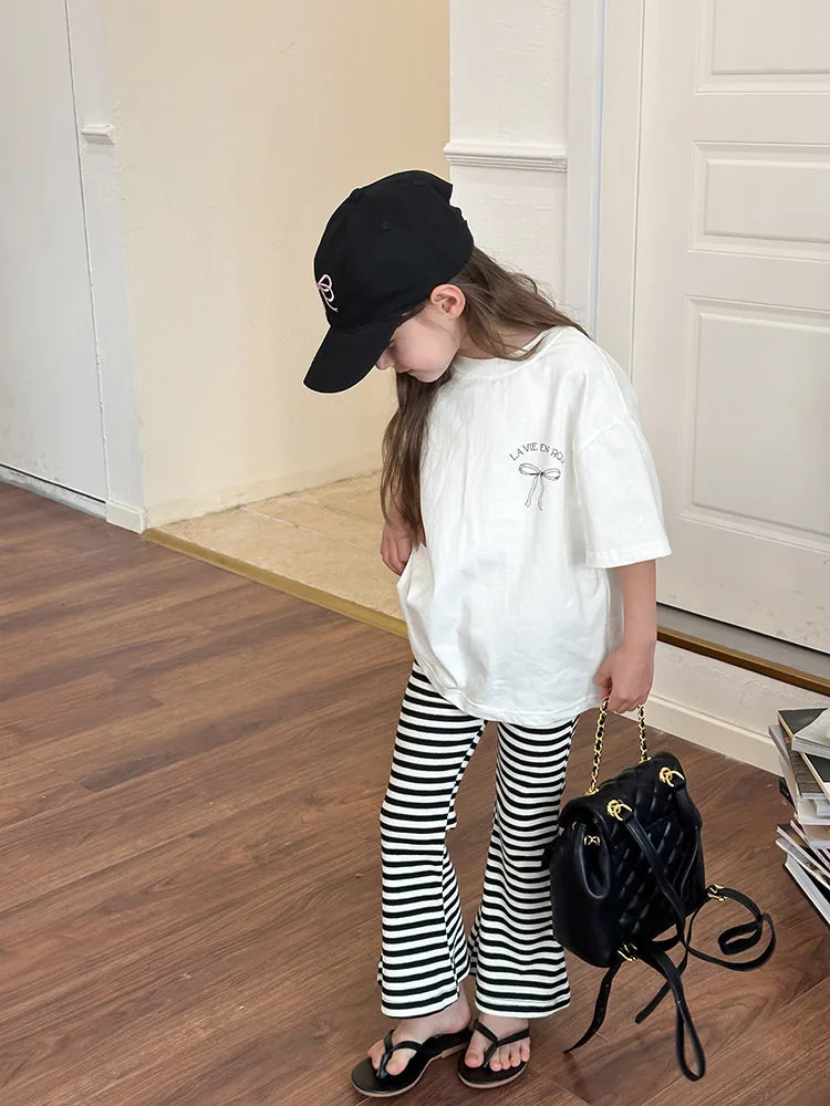 Ropa Infantil Niña Niños Camiseta de Manga Corta Ropa de Niña Verano Tops Ropa de Niños Ropa de Niño Ropa De Niña Ropa De Niño