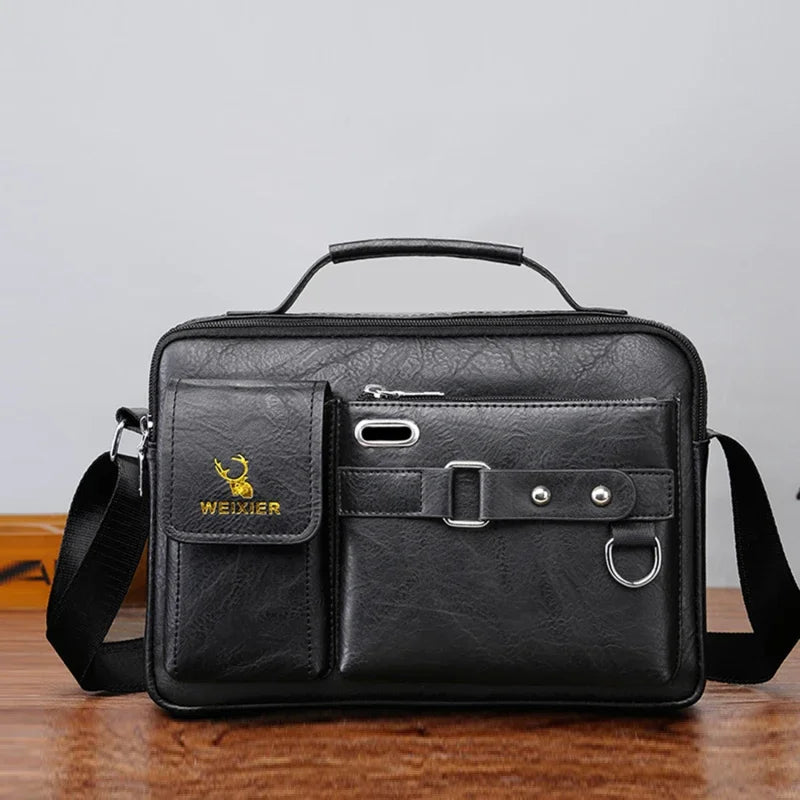 Bolsos Cruzados para Hombre Bolsos de Hombro Impermeables Multifunción Viaje Trabajo Negocios