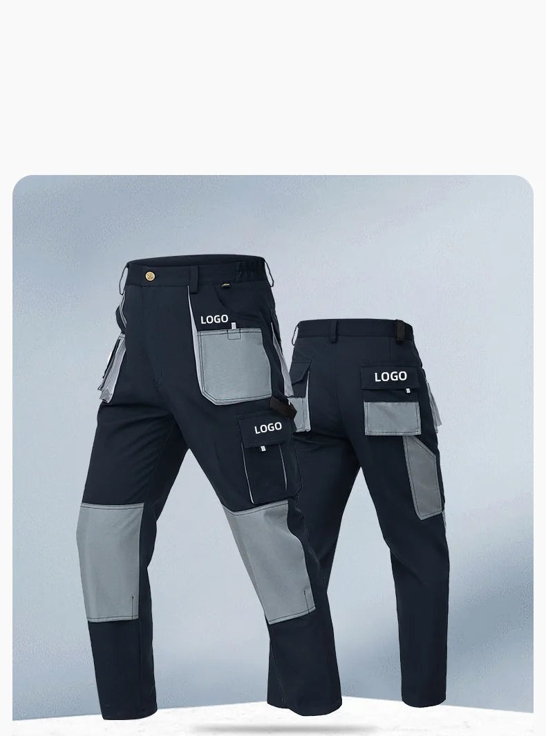 Pantalones de Trabajo para Hombre, Pantalones Cargo de Trabajo para Hombre, Ropa de Trabajo, Pantalones de Senderismo al Aire Libre Multibolsillos, Pantalones con Bolsillos Funcionales