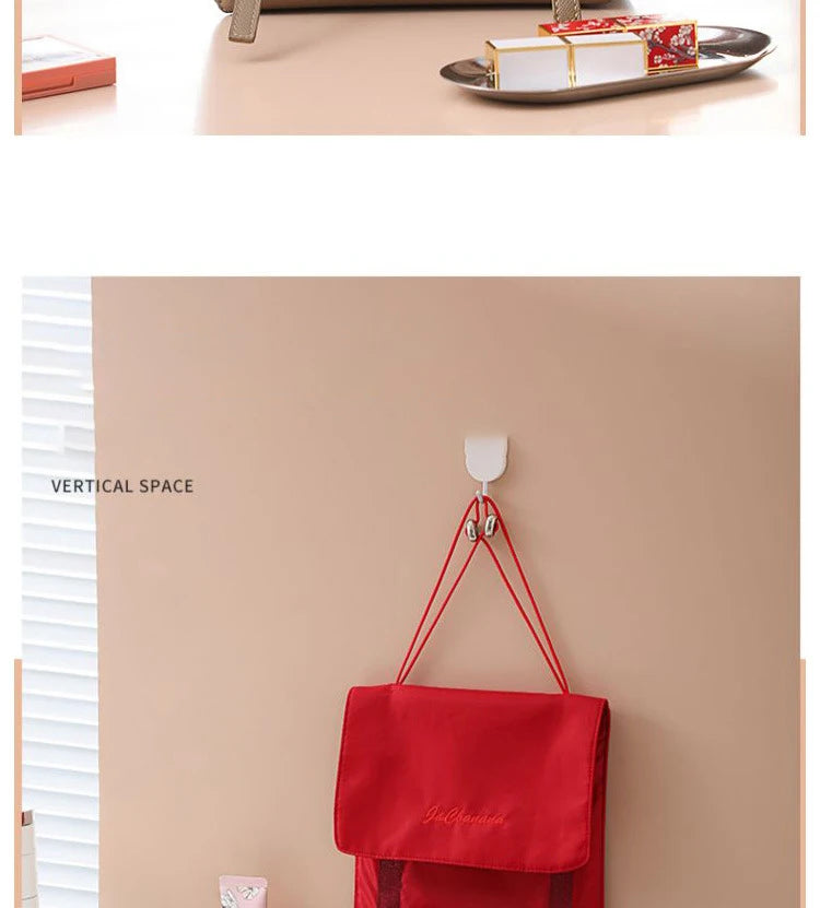 Bolsas de maquillaje desmontables, 4 piezas en 1, neceser portátil de viaje plegable y separable, organizador de almacenamiento de artículos de tocador, bolsa de maquillaje nueva