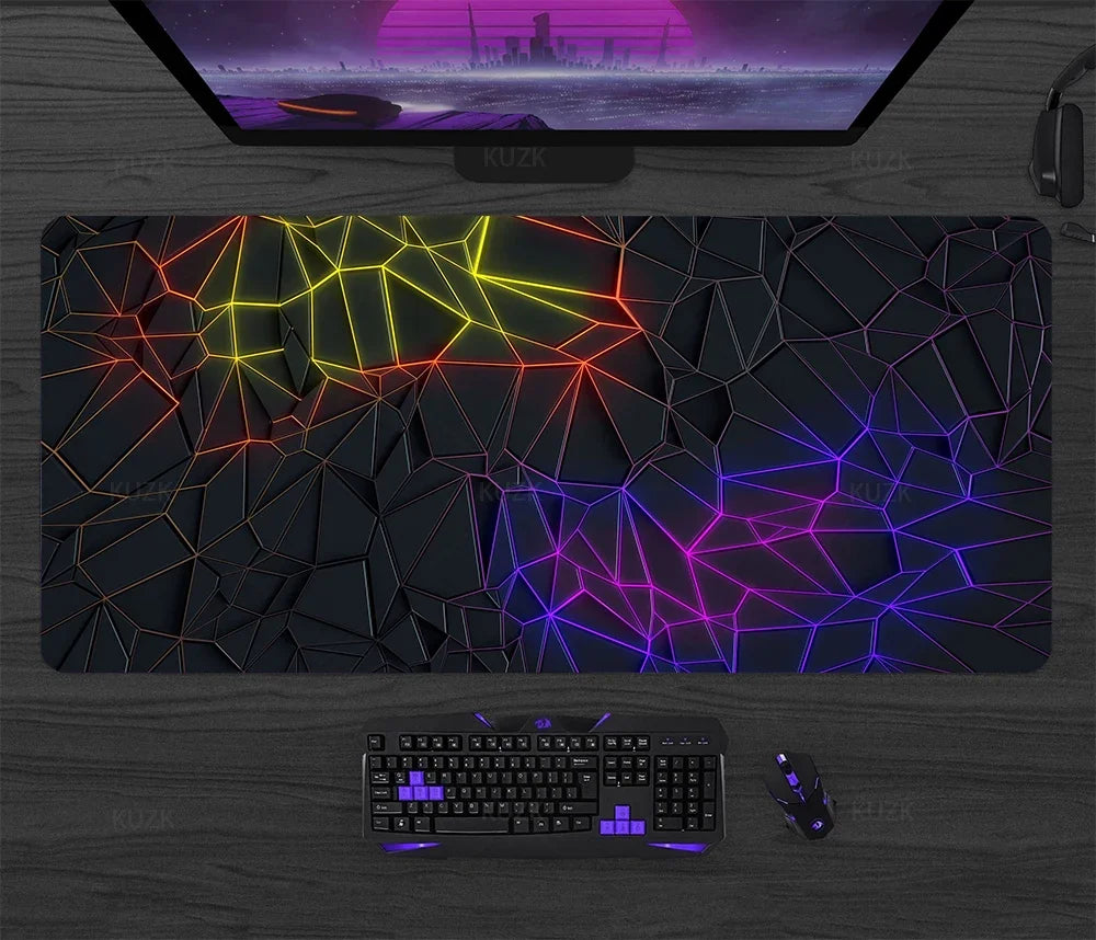 Gaming musematte musematte gamer skrivebordsmatte stor tastaturmatte xll teppe databordoverflate for tilbehør xl ped mauspad