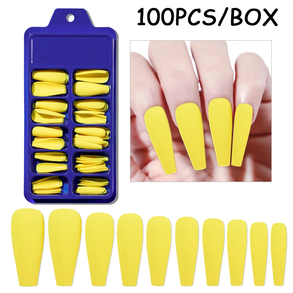 150/100/24Pcs Pink Matte French Press On Nail Tips Soft Full Cover Fake Nails Oval Almond False Nails Natural Extension Manicure