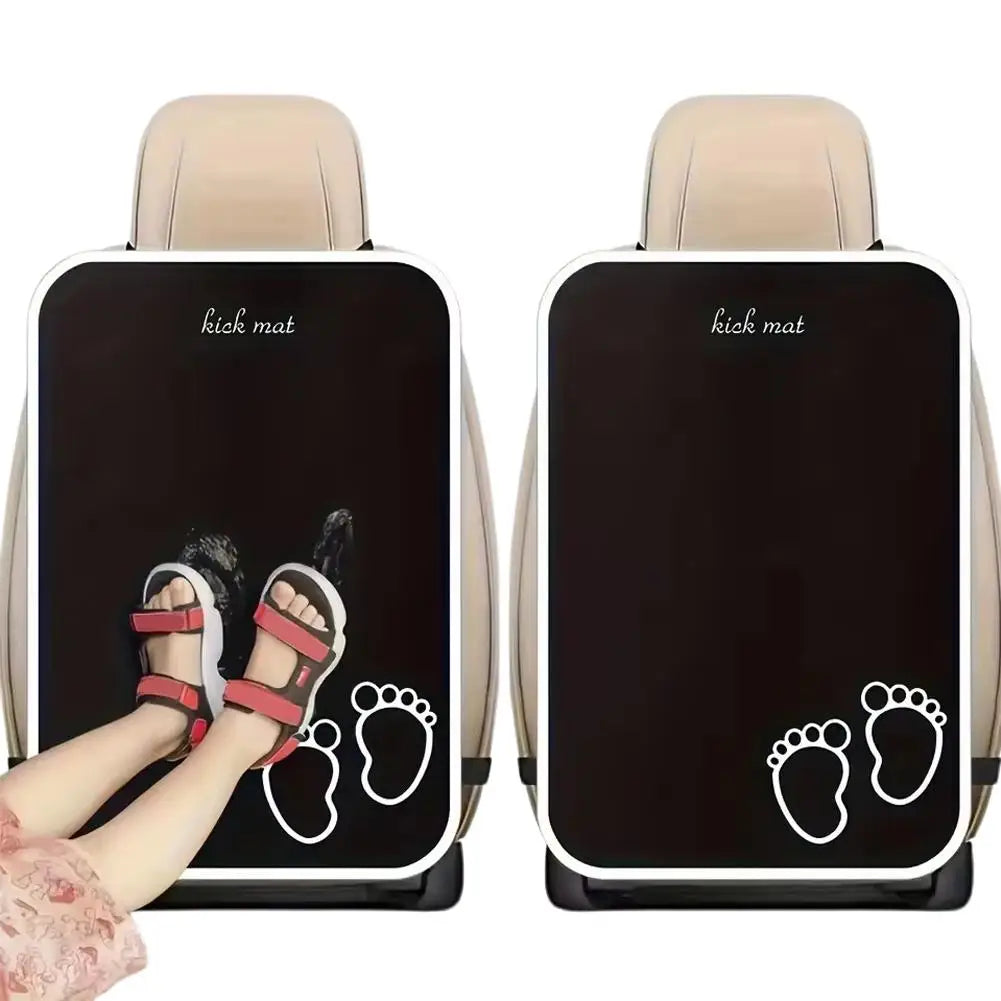 Multifunctional Car Anti Kick Mat For Kids Hanging Design Car Storage Bag For Baby Essentials M4f2