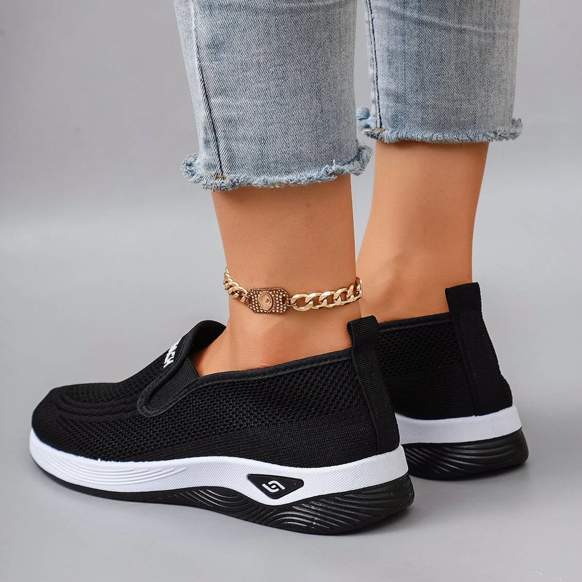 Zapatos planos de malla transpirable de verano para mujer, zapatillas deportivas informales para mujer, liquidación con envío gratis