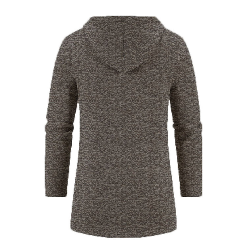 Sudaderas para hombre - Sudaderas con capucha de manga larga para hombre - Sudadera con capucha y cremallera para hombre - Abrigo de invierno oversize para hombre - Suéter negro