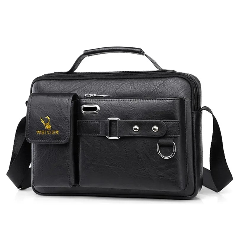 Bolsos Cruzados para Hombre Bolsos de Hombro Impermeables Multifunción Viaje Trabajo Negocios