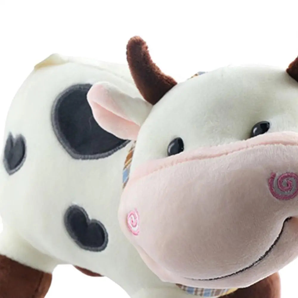 Juguete de decoración para el hogar, animales de peluche suaves, juguete de peluche para niñas, muñeco de peluche de animal, juguete de peluche de vaca, juguete de peluche de ganado, muñeco de peluche de toro