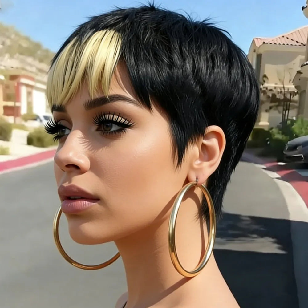 Black & 613 Pixie Wig