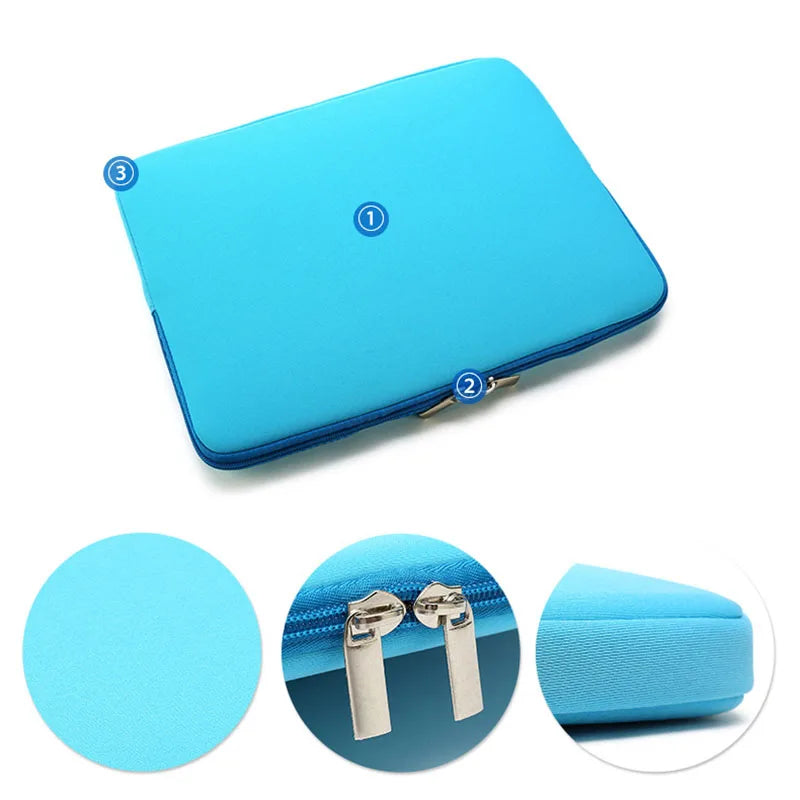 Funda para portátil de 11,6 a 15,6 pulgadas, bolsa ligera para Macbook, Lenovo, Asus, HP, Huawei, Dell, carcasa para portátil de 11, 12 y 14 pulgadas