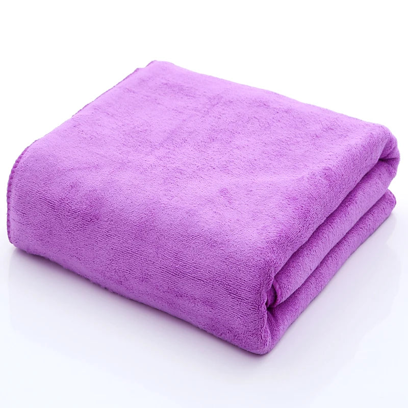 Serviette de bain salon de beauté bain de pieds grande serviette adulte plus épaisse que la microfibre douce et absorbante massage feuille spéciale
