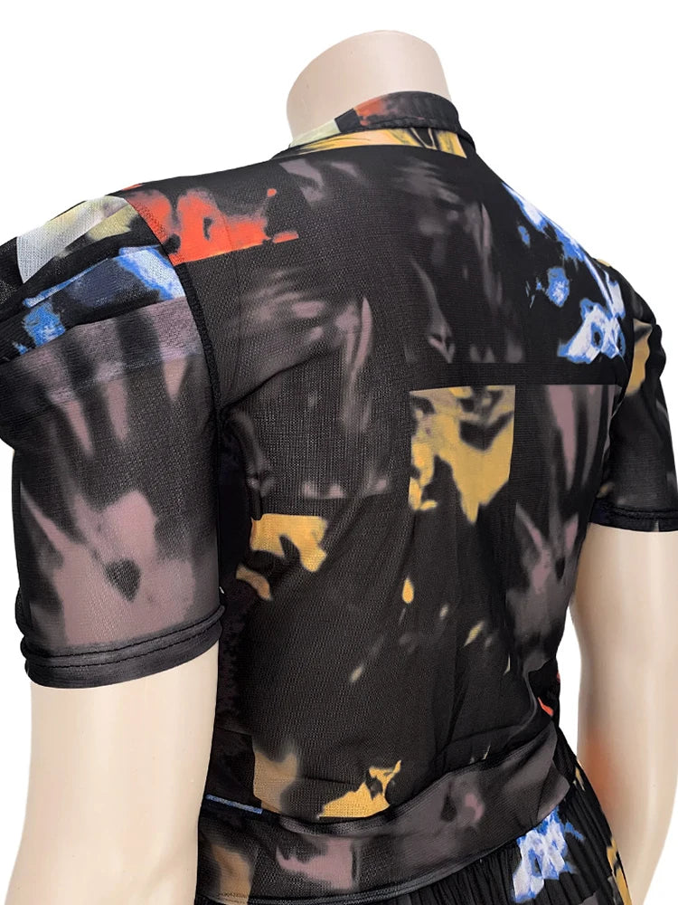 Blusas de mujer a la moda de verano elegante blusa de gasa talla grande tops 4xl 5xl venta al por mayor dropshipping
