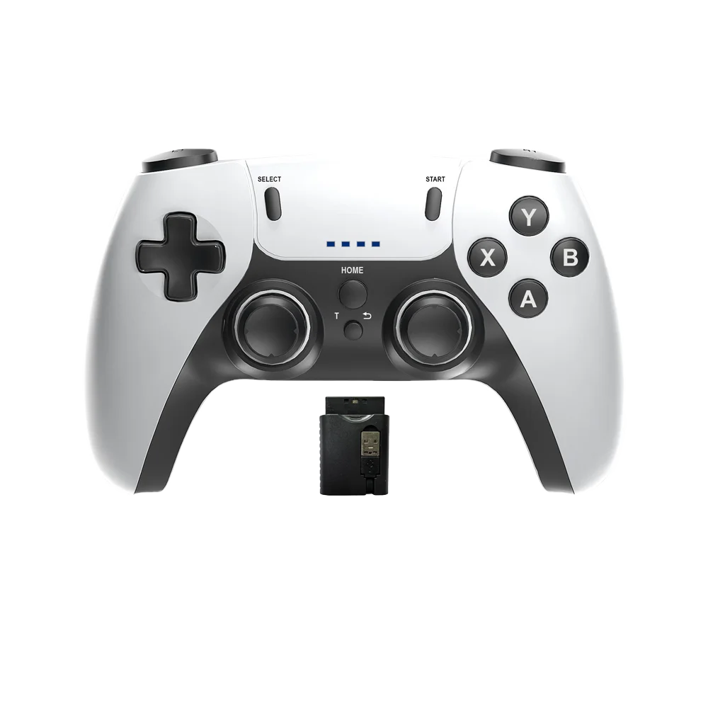 Manette de jeu sans fil pour PS1 PS2 PS3 PC Android Contrôleur sans fil Jeu vidéo Console de jeu portable Divertissement Manette de jeu