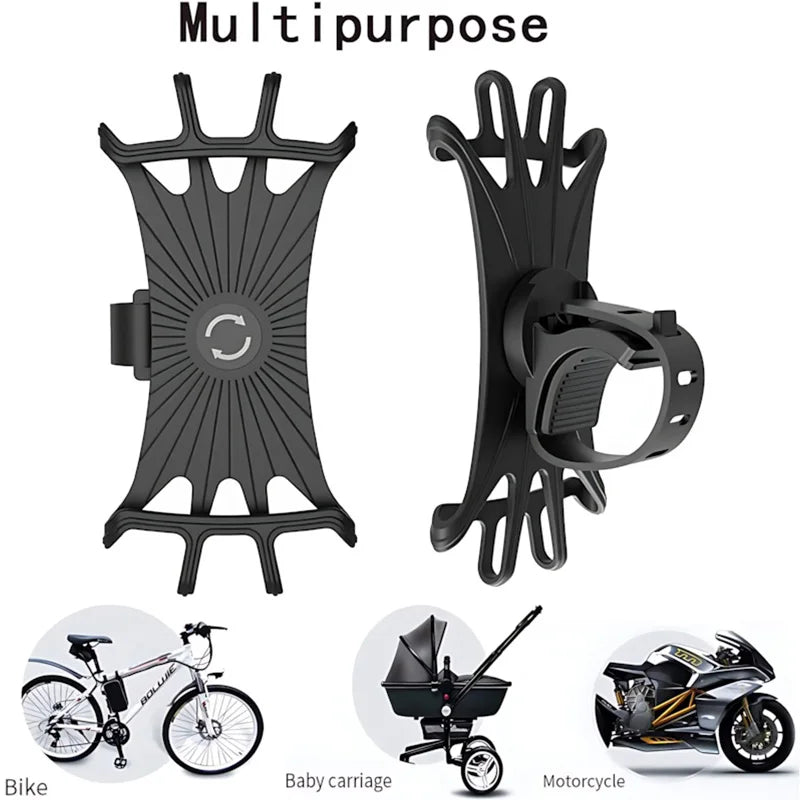 Support de téléphone en silicone (1 unité) - Support mains libres pour regarder le Super Bowl en toute tranquillité, même en grignotant