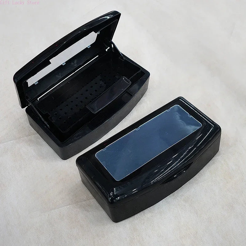 Nail Art Tools Sterilizer Tray, Disinfection Pedicure Manicure Tools Box, Salon Tools