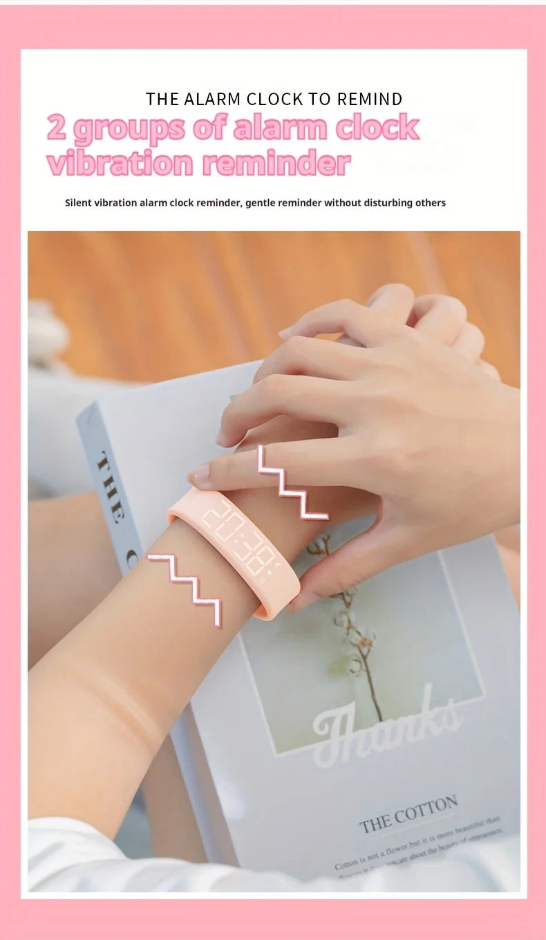 Smart Watch Hombres Mujeres Podómetro Pulsera de fitness Contador de pasos Modo multideporte Pulsera electrónica de moda Simplicidad Smart Band