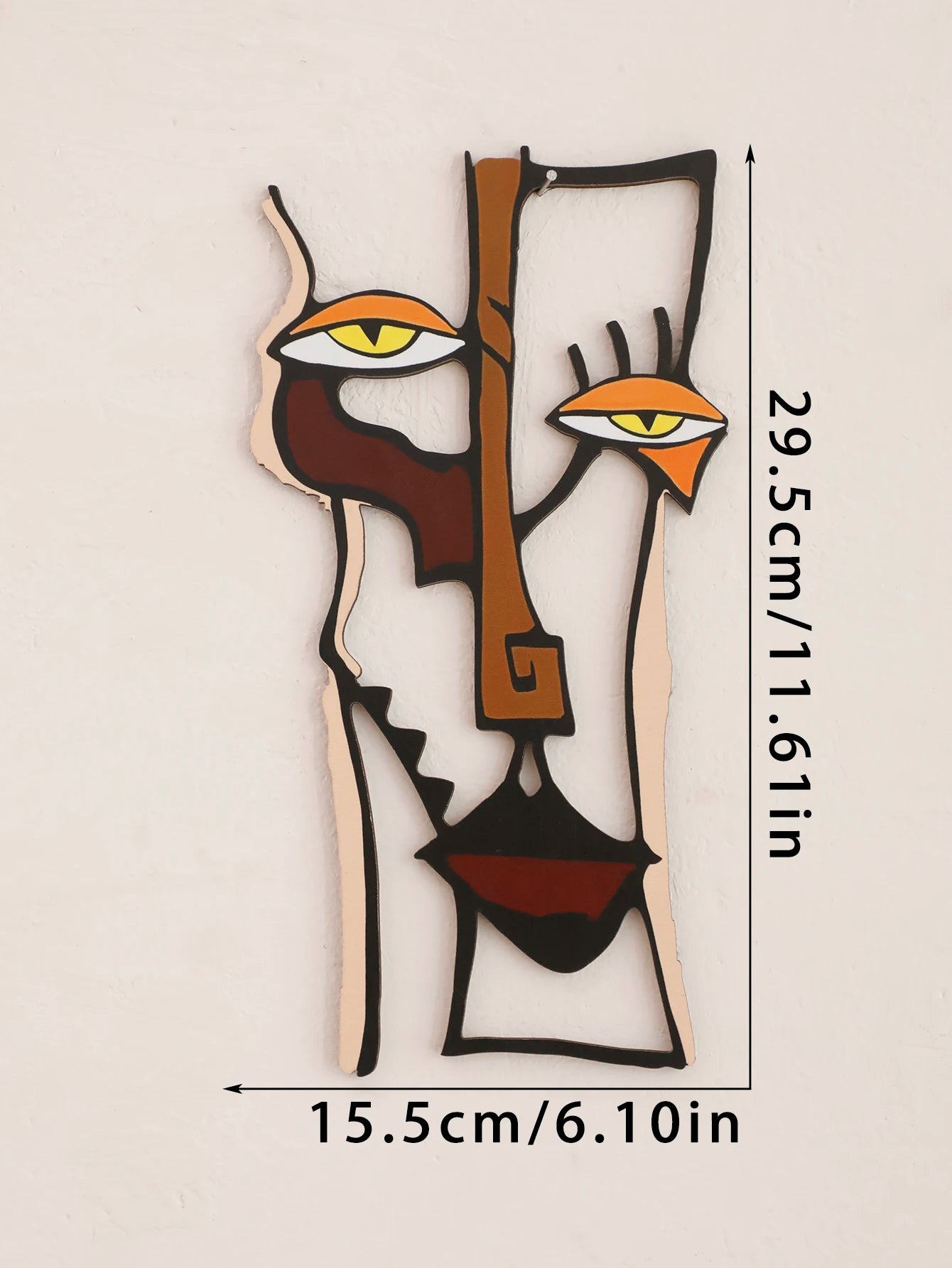 Décoration murale abstraite en bois pour salon, chambre à coucher, couloir, décoration d'intérieur