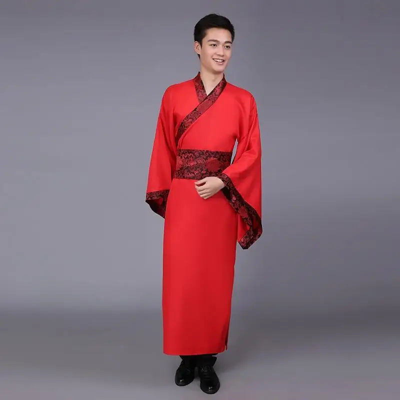 Vestido tradicional rojo Hanfu para mujer – Elegante, majestuoso y perfecto para ocasiones especiales
