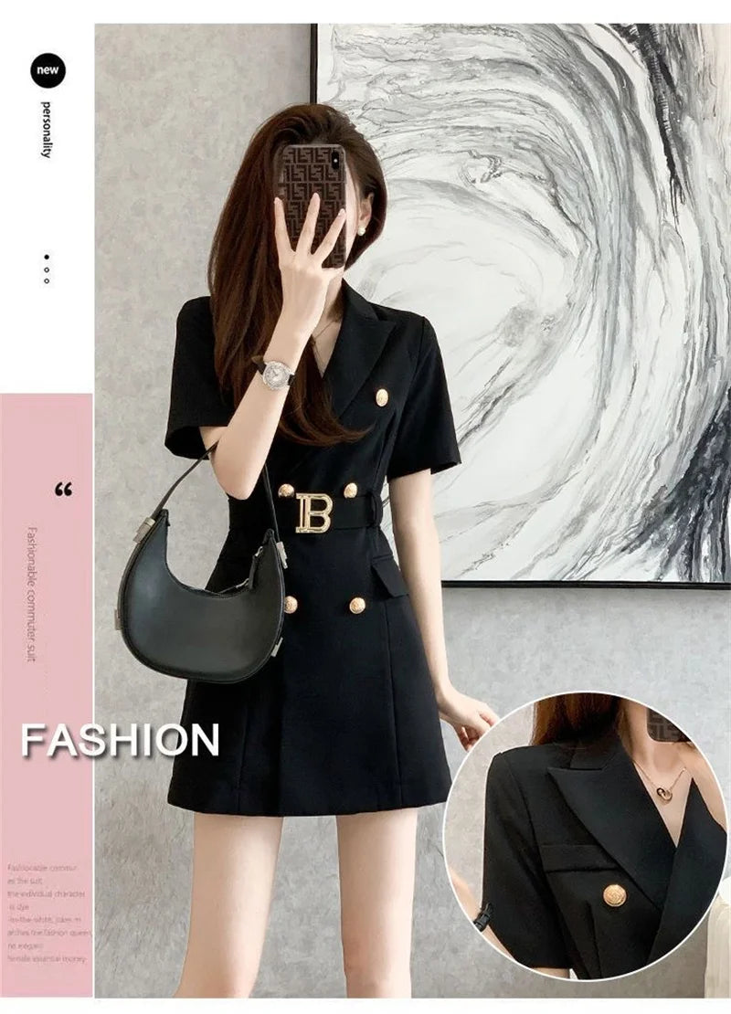 Vestido de verano de nuevo estilo, de moda, elegante, para mujer, pequeña fragancia francesa, vestido blanco de alta calidad, falda de traje con diseño de nicho de verano