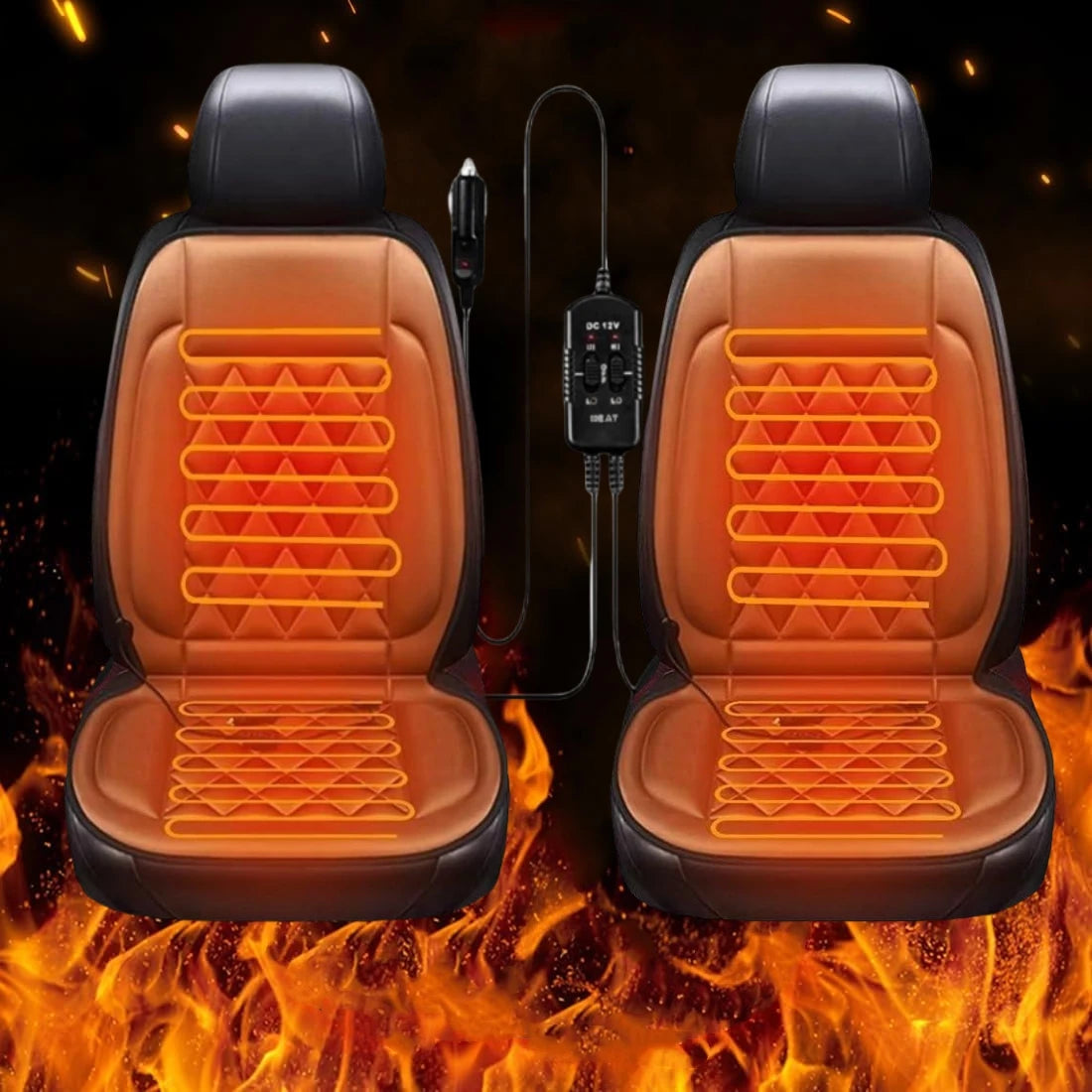 Car Seat Heating 12v Vehicle Headed Seat Cover Universal Driver Seat Cover Car Heater Cushion Pad