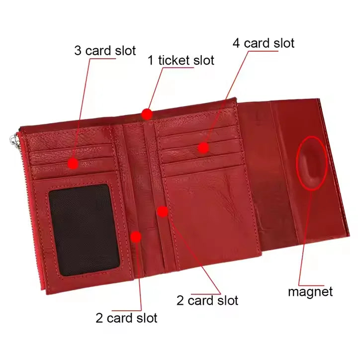 Cartera de lujo para mujer de cuero charol, estilo euro-americano, monedero, cartera de diseñador de piel de vaca con patrón de cocodrilo, compacta y de alta calidad.