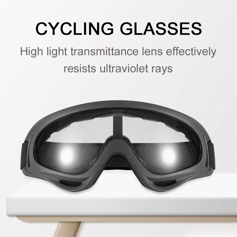 Gafas de esquí protectoras contra el viento y el polvo para deportes al aire libre, snowboard, moto y ciclismo en invierno