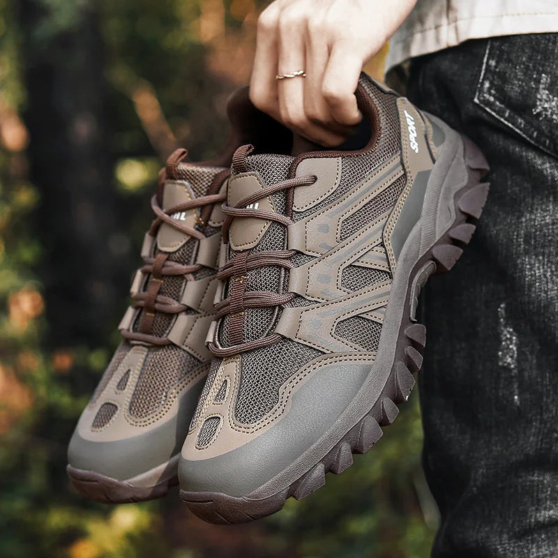 Zapatillas de Senderismo para Mujer y Hombre, Zapatos de Trekking al Aire Libre, Botas de Escalada, Acampada, Antideslizantes, Impermeables, para Caminar, Correr y Entrenar