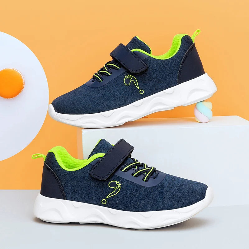 Zapatillas deportivas para niños, calzado antideslizante para correr, para niños, transpirables, suaves, informales para la escuela, calzado clásico de moda para caminar