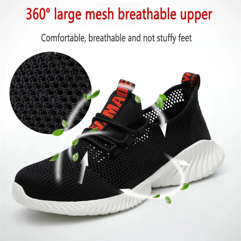 Summer Safety Work Shoes – Lightweight, Breathable & Protective