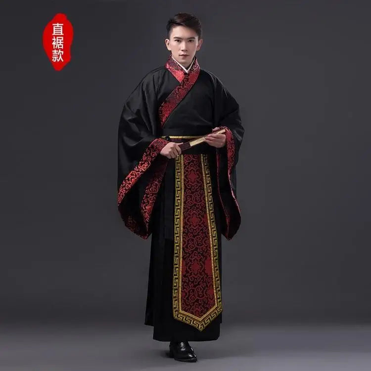 Vestido tradicional rojo Hanfu para mujer – Elegante, majestuoso y perfecto para ocasiones especiales
