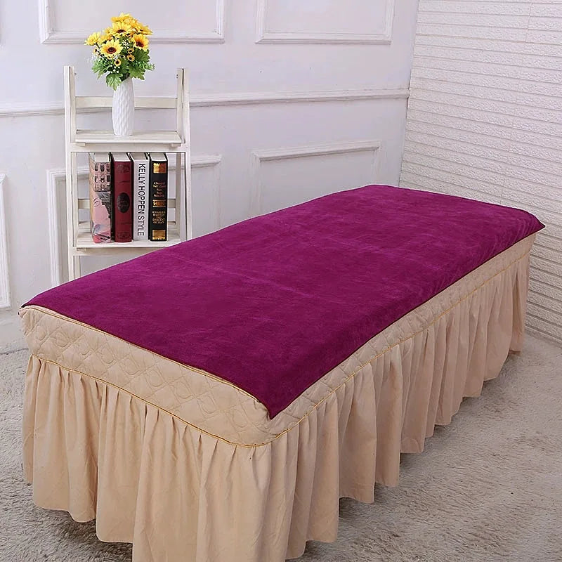 Serviette de bain salon de beauté bain de pieds grande serviette adulte plus épaisse que la microfibre douce et absorbante massage feuille spéciale