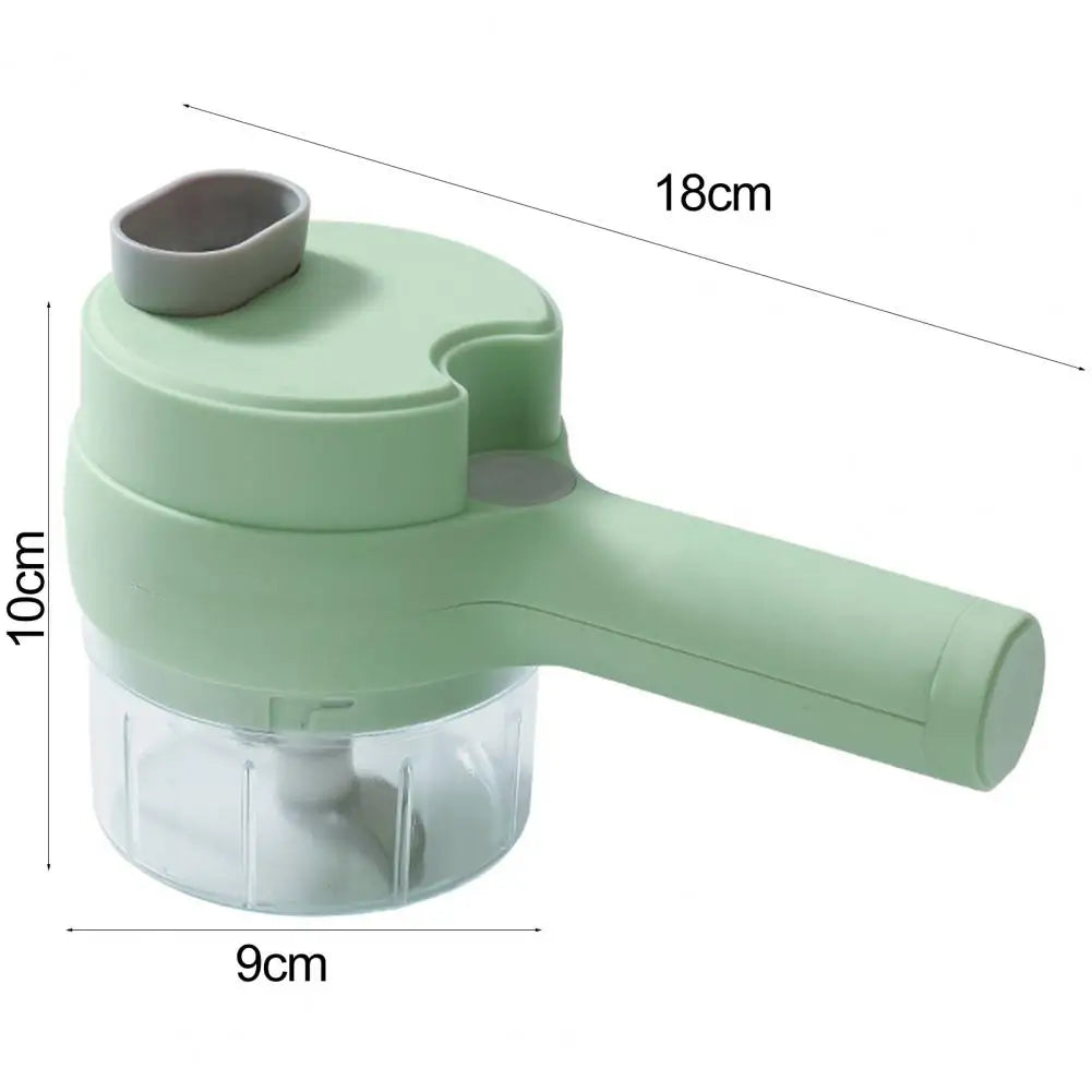 Garlic Grinder With Handle Electric Meat Mincer Garlic Chopper Chili Ginger Fruit Vegetable Onion Cutter Kitchen Cooking Gadget