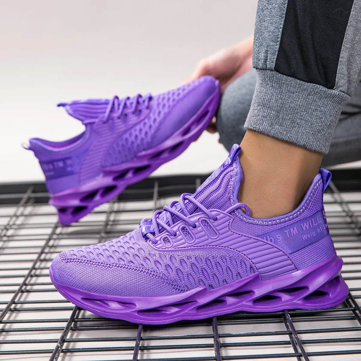 Zapatillas deportivas YRZL para mujer, zapatillas de correr transpirables y cómodas, zapatillas de alta calidad para hombre, zapatillas ligeras para mujer
