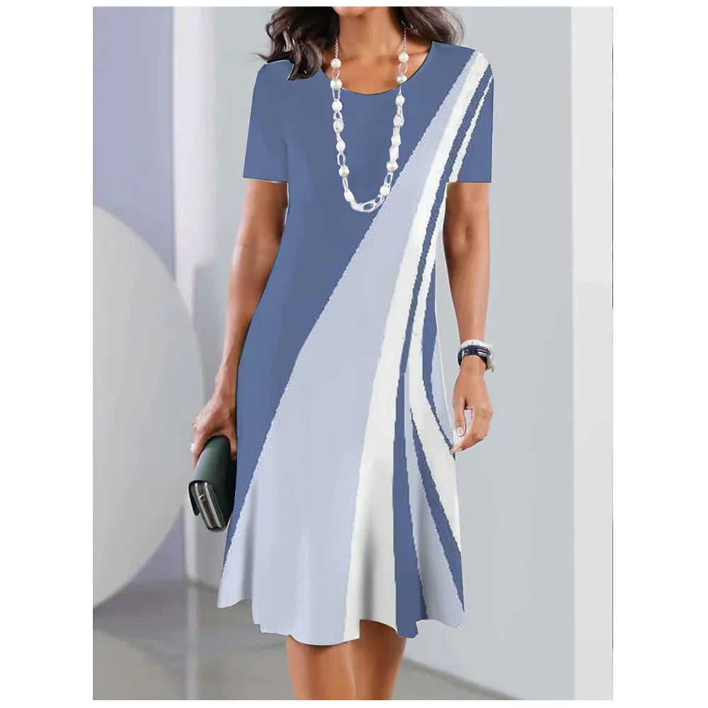 Vestido Elegante de Verano para Mujer – Tejido Suave y Fluido