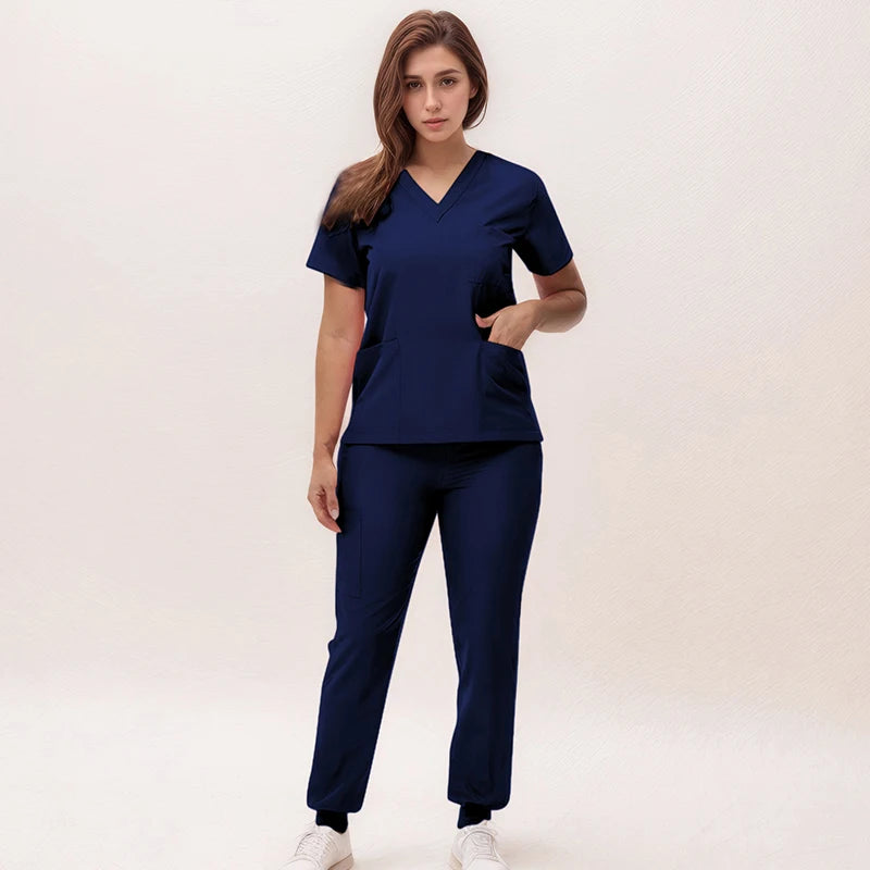 Unisex Medical Scrub Set – Modern, Comfortable & Professional for Healthcare Work