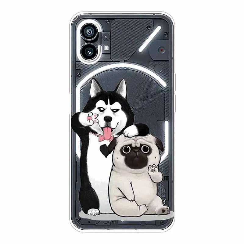 Coque transparente en silicone TPU souple pour téléphone Nothing Phone 1 (2022)