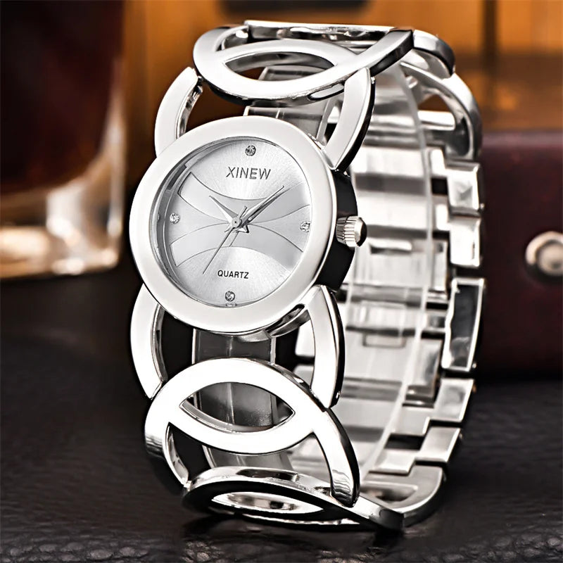 Reloj de Lujo para Mujer, Moda Casual, Relojes Sencillos, Reloj de Pulsera de Cuarzo para Dama, Reloj Femenino, Envío Directo