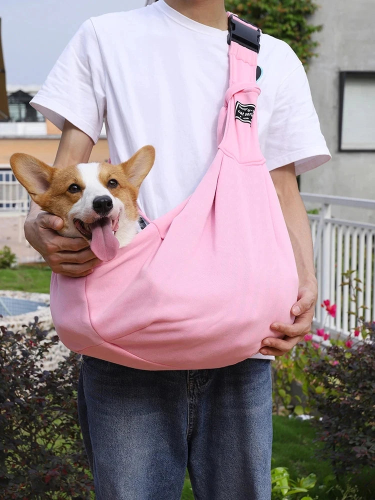 Bolsa Transportadora Ajustable para Perros, Bolsos de Hombro Individuales para Cachorros, Transportín Cómodo para Perros, Bolsillo Portabebés para Corgi