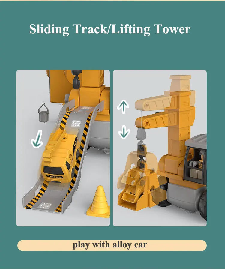 Jouets pour enfants, véhicule d'ingénierie, perceuse électrique, outils, ensembles éducatifs assemblés, outils pour garçons, cadeau de construction d'écrous