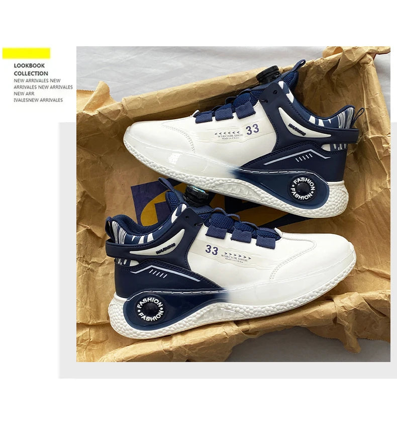 Zapatillas de Hombre con Hebilla Giratoria Cómodas Antideslizantes con Cordones Duraderas para Actividades al Aire Libre de Hombre