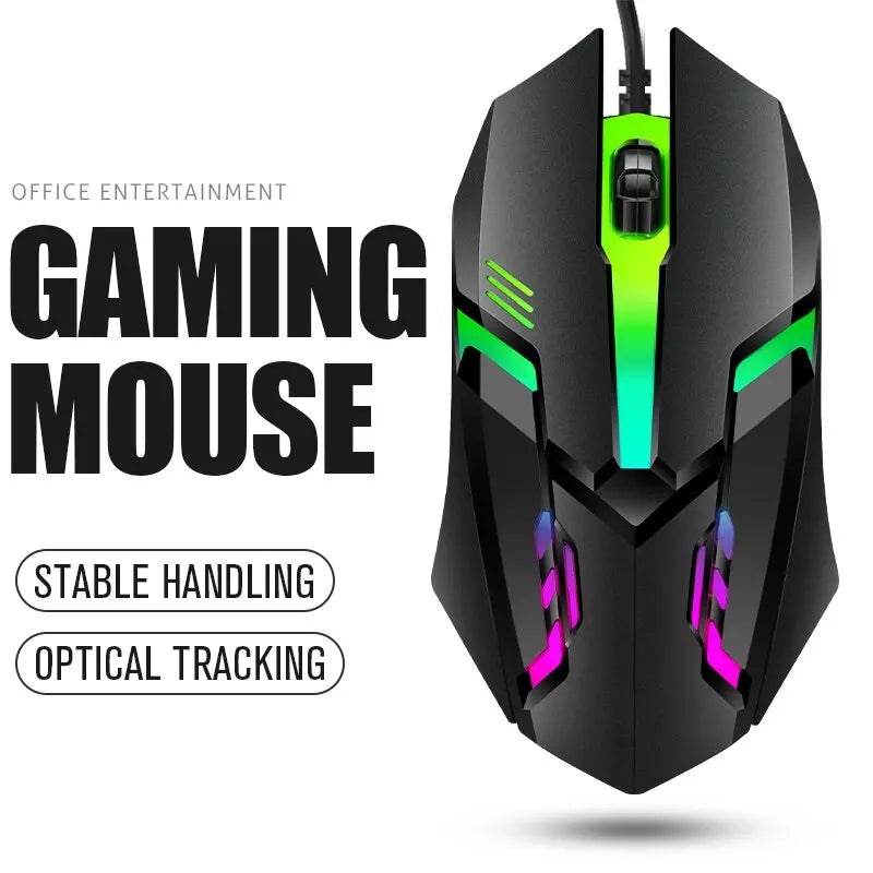 Souris de jeu LED