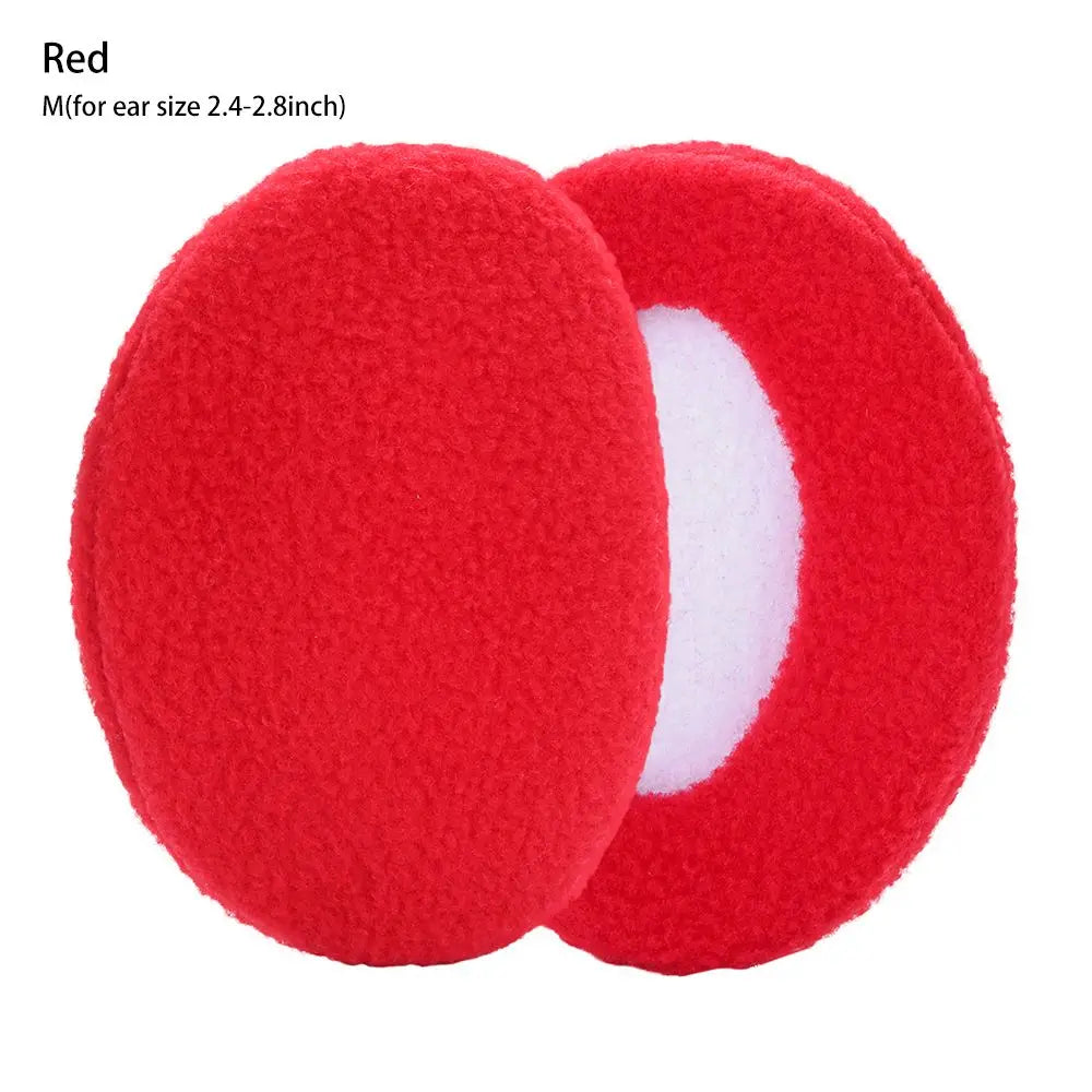 Bandless Ear Muffs Fleece Ear Muffs Thick Winter Windproof Warm Ear Covers Cold Weather Ear Warmer for Men Women