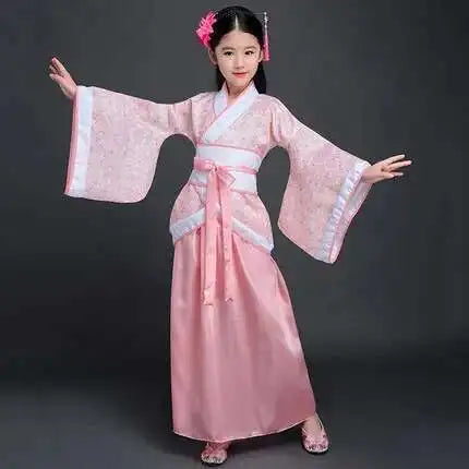 Disfraz de Hanfu Yukata para Niñas