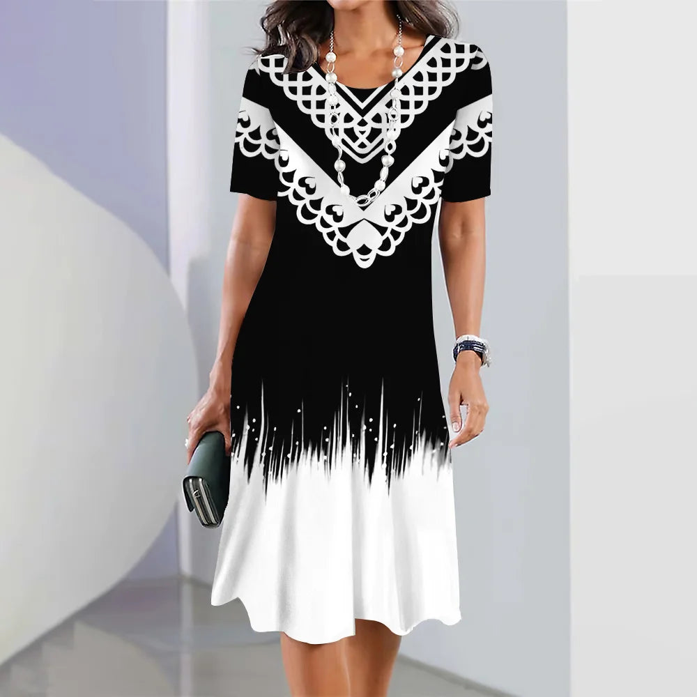 Vestido Elegante de Verano para Mujer – Tejido Suave y Fluido