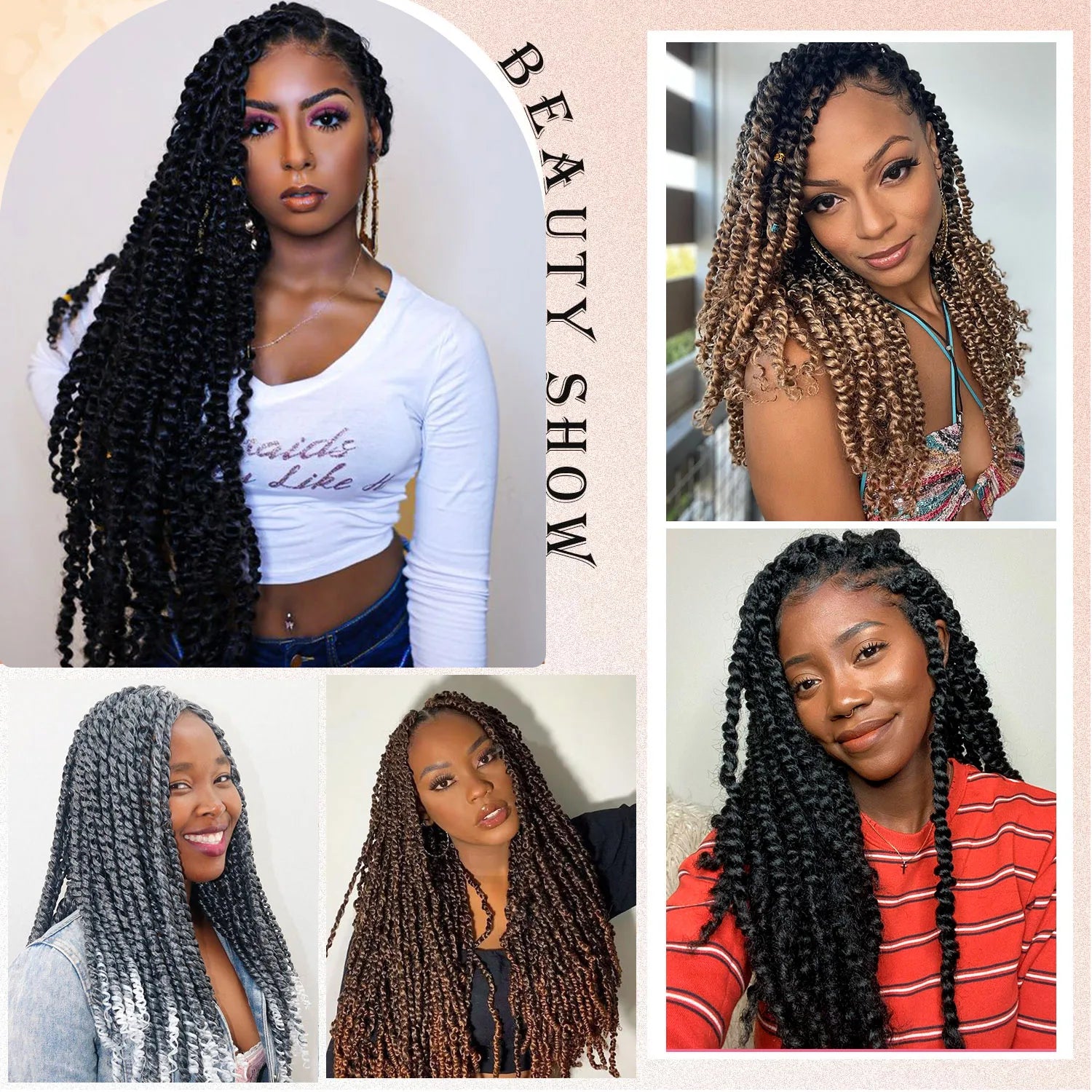 18 Inch Pre-twisted Passion Twist Crochet Hair for Black Women Crochet Braids 1 Pcs/Lot Pre-looped Synthetic Hair Extensions
