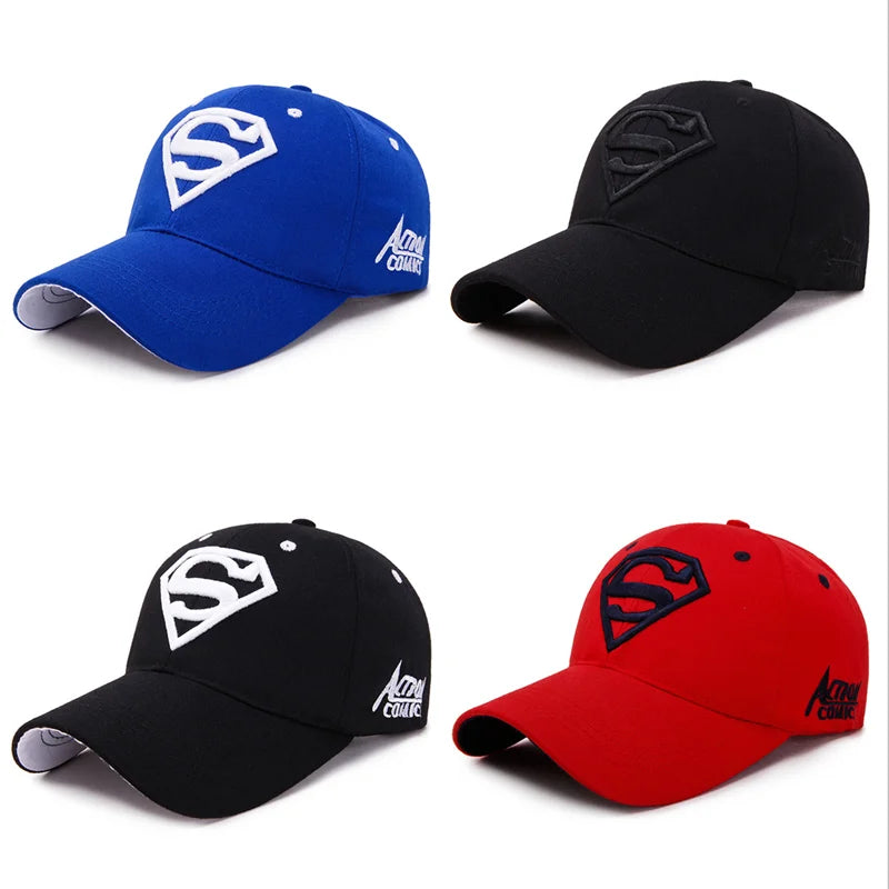 Street Embroidery Cap Cosplay Costume Adjustable Sun Hat Accessories Superhero Fashion Hip Hop Trucker Outdoor Baseball Caps