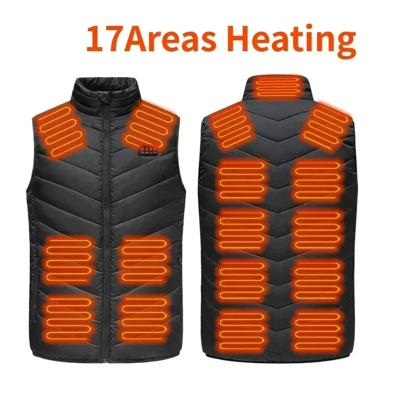 21-Zone Graphene Heated Vest