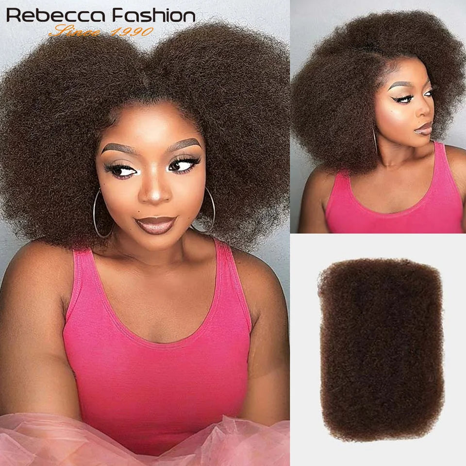 Cheveux Afro Crépus en Vrac, Doux et Légers, 100% Cheveux Humains à Texture Naturelle, Confortables et Durables, Cheveux Vierge Grade 16A